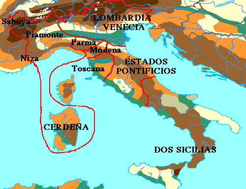 ANEXIÓN DE LOS ESTADOS DE PARMA, MODENA Y TOSCANA