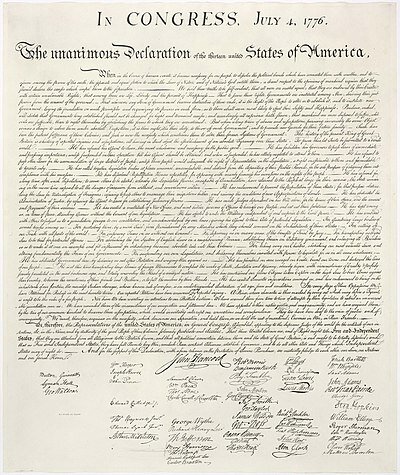 USA Declaration of Independence