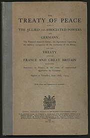 TREATY OF VERSAILLES