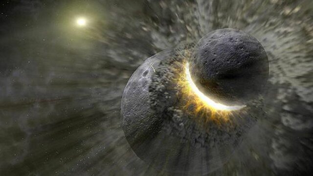 COLISIÓN TIERRA Y THEIA - Hace 4300 Ma