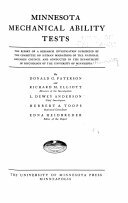 Mechanical Abilities Project Paterson y otros.