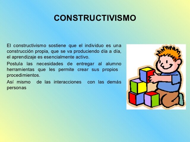 enfoque constructivista