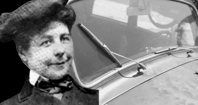 Mary Anderson invents the windshield wiper.