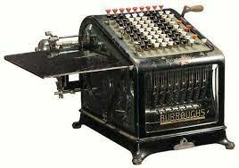 William Seward Burroughts invents the adding machine.