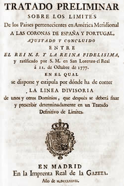 Tratado de San Ildefonso de 1796