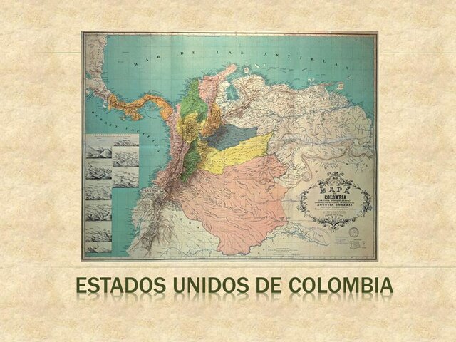 El régimen de los Estados Unidos de Colombia