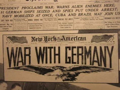 United States declares war on Germany