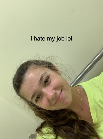got my first job