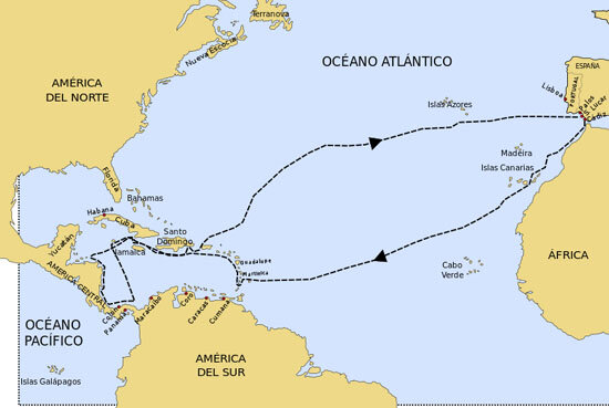 Quart i últim viatge: Tornada a España des de l'Espanyola