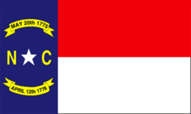 North Carolina became a colony