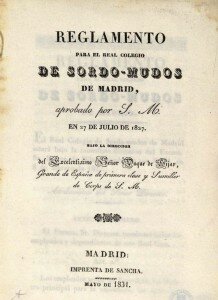 Real Escuela de Sordomudos de Madrid