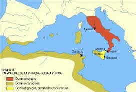 Alianza militar entre Roma y los mamertinos, quienes estaban en guerra contra Siracusa y Cartago