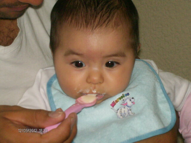My first baby food