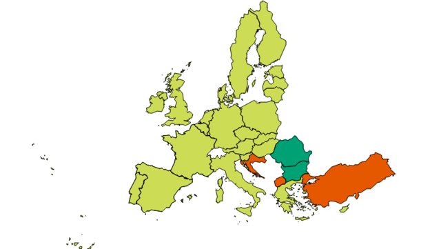 2 Nuevos miembros Bulgaria y Rumanía