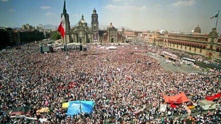 Movimiento zapatista en México.