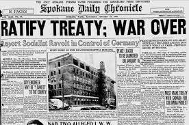 Germany and Allies  sign the Treaty of  Versallies