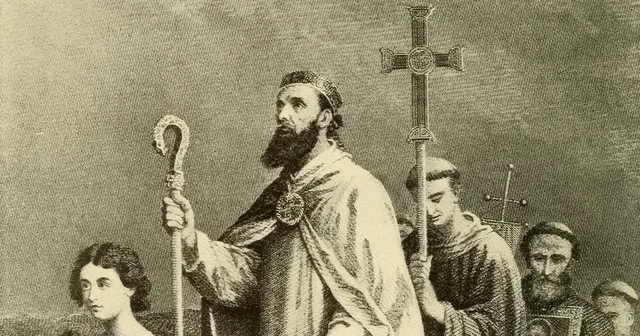 San Patricio predica en Irlanda