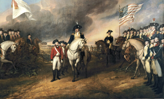 British Surrendered in Yorktown
