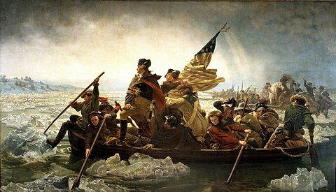 George Washington crosses the Delaware