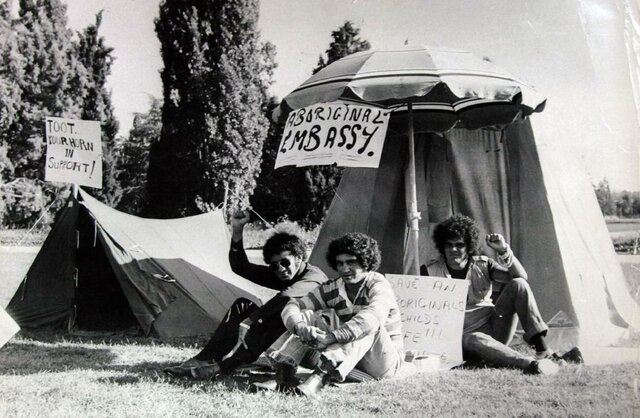Aboriginal tent embassy set up in Canberra