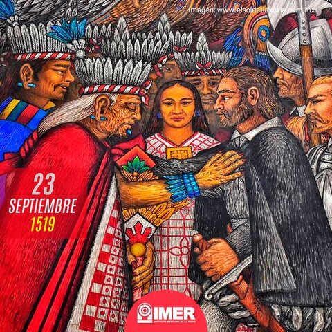 Alianza con los tlaxcaltecas.