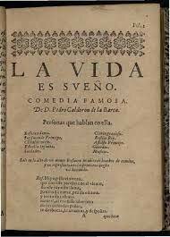 Publicación de "La vida es sueño", de Calderón de la Barca