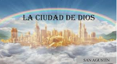 San Agustín escribe "La ciudad de Dios"
