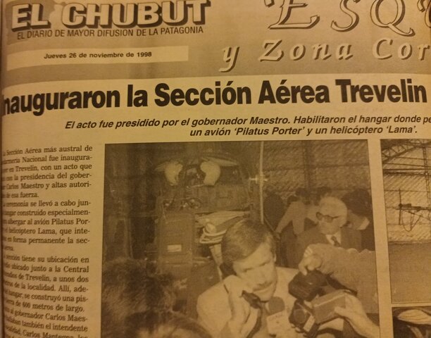 INAUGURACIÓN SECCIÓN AVIACIÓN TREVELIN