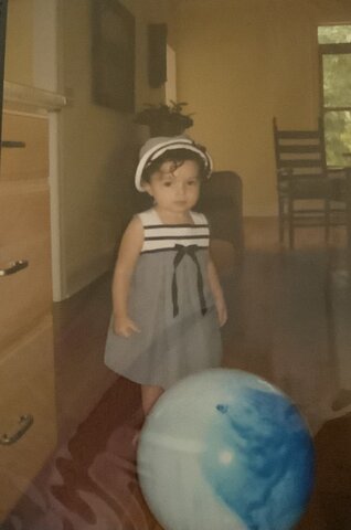 practicing my runway walk