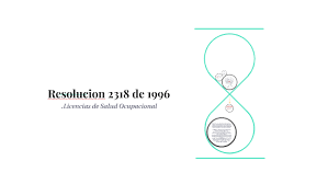 Resolución 2318 de 1996