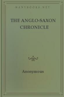 The Anglo-Saxon Chronicle (anonymous)