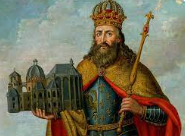 Nacimiento de Carlomagno