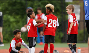 I play soccer for the first time