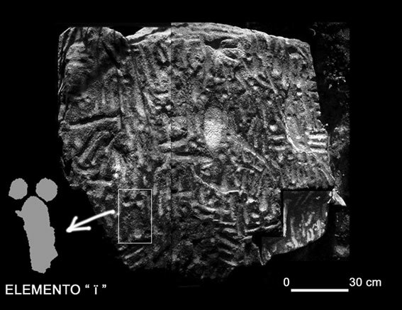 Arte rupestre en la región de la Costa ecuatoriana.