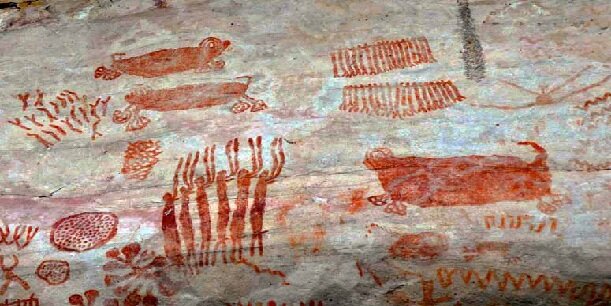 Arte rupestre en la región de la Amazonía ecuatoriana (Ecuador)