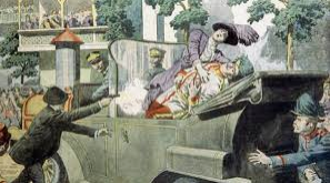 Archduke Franz Ferdinand is Assasinated