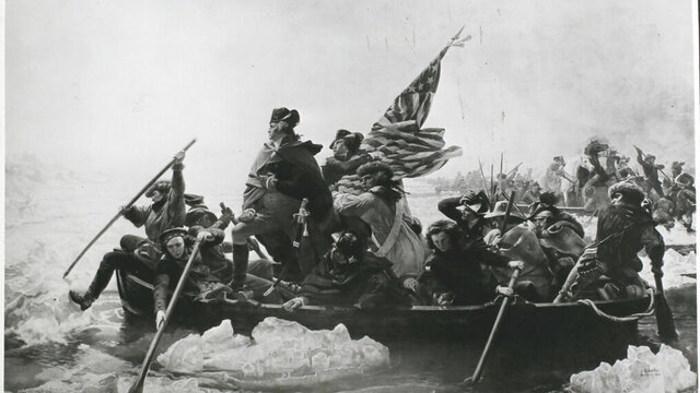 George Washington crosses the Delaware