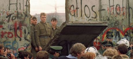 Berlin Wall Comes Down