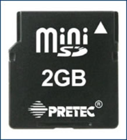 Nueva tarjeta mini SD de 2GB