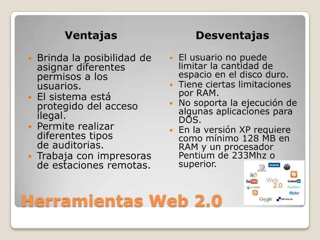 ventajas de la web 2.0