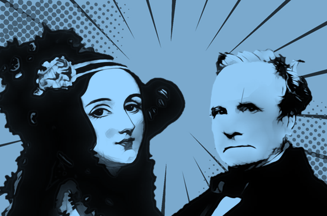 Charles Babbage y Ada Lovelace