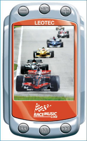 Nuevo reproductor MP4 Race Music F1 MC de Leotec
