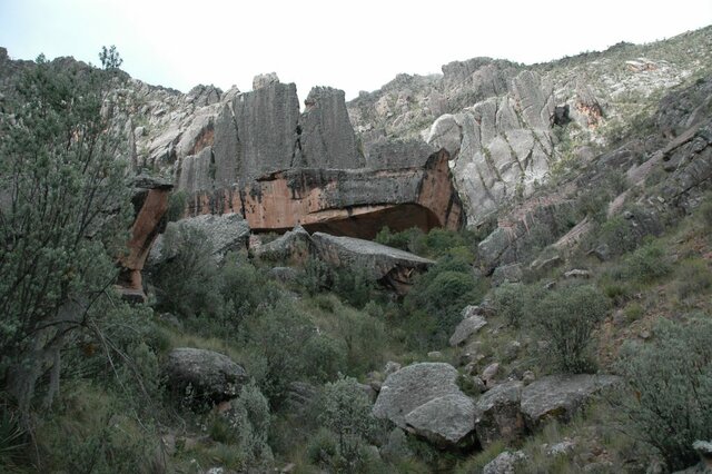 Arte rupestre en Bolivia, cueva de Incamachay