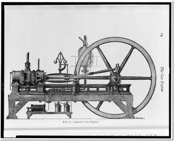 First coal-ga engine was made