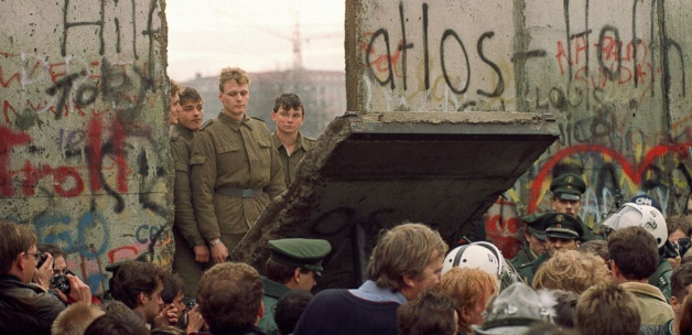 Berlin Wall Goes Down