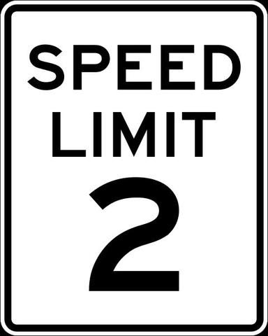 First Speed limits