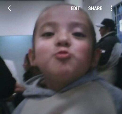 La primer foto que me tomo mi padrino.