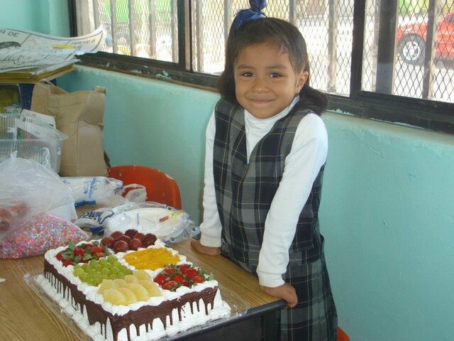 Primer cumpleaños en la escuela