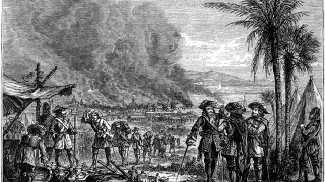 Henry Morgan ataca a Panamá la Vieja.