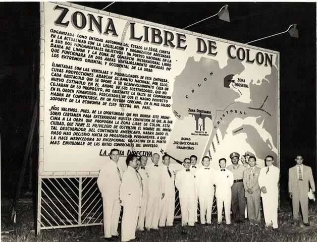 La zona libre de Colón se establece.